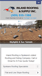 Mobile Screenshot of inlandroofing.com